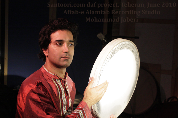 The Daf player Mohammad Jaberi